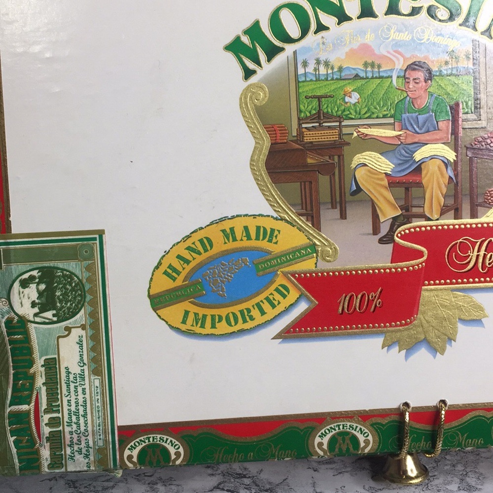 Vintage Montesino Upcycled Cigar Box Crossbody Bag - Picture 6 of 15